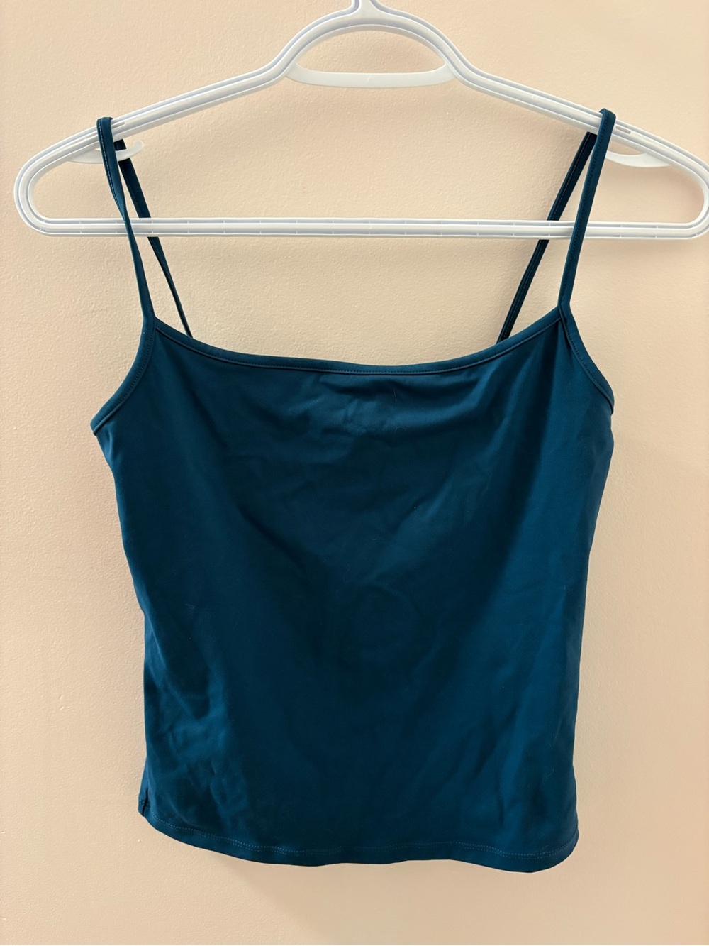 Garage Teal Sleek Scoop Tank Top